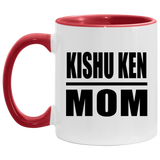 Kishu Ken Mom - 11oz Accent Mug Red