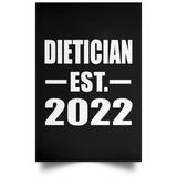 Dietician Established EST. 2022 - Poster Portrait