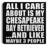 All I Care About Is My Chesapeake Bay Retriever - Canvas Square