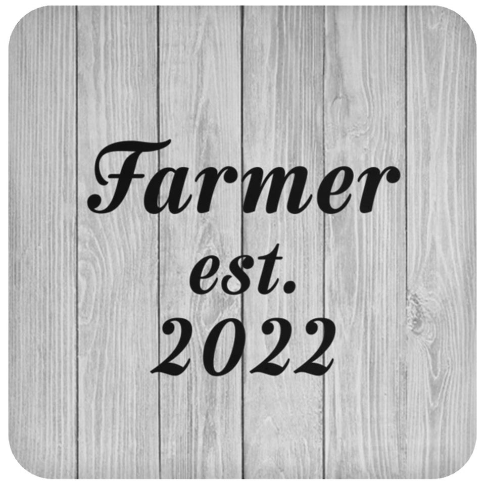Farmer Established Est. 2022 - Drink Coaster F