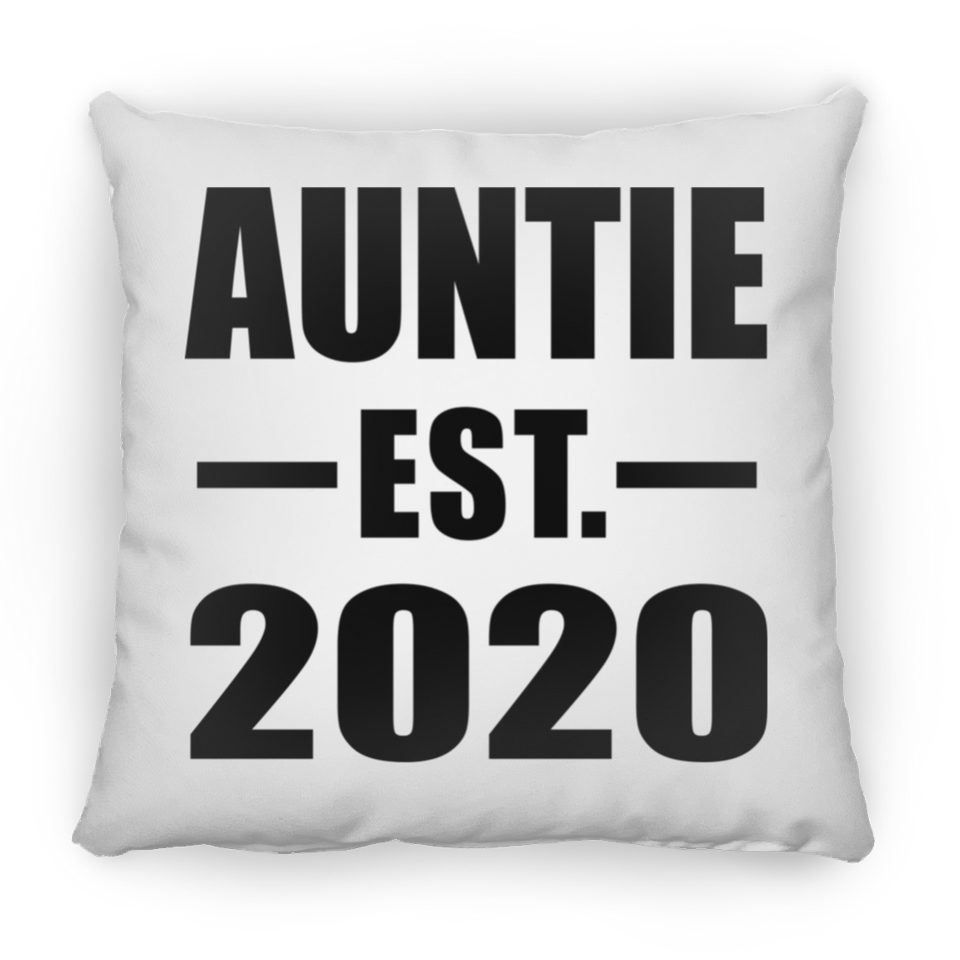 Auntie Established EST. 2020 - Throw Pillow