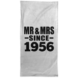68th Anniversary Mr & Mrs Since 1956 - Hand Towel