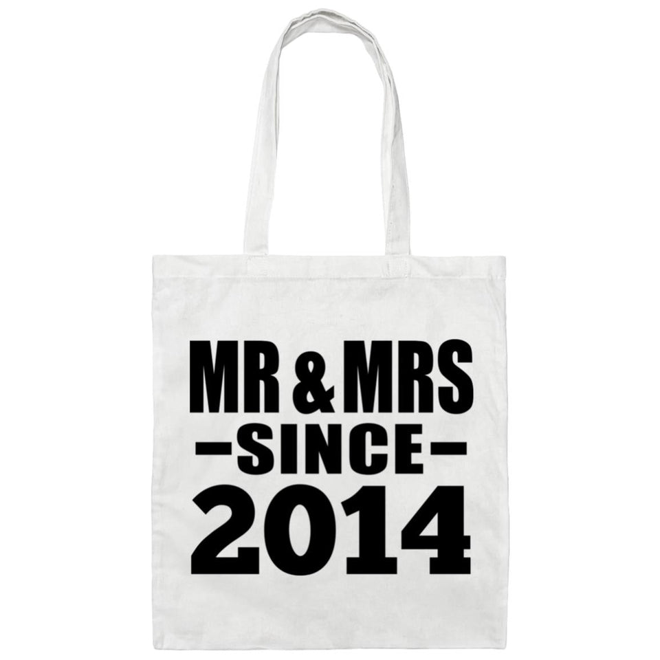 10th Anniversary Mr & Mrs Since 2014 - Tote Bag White