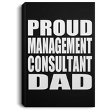 Proud Management Consultant Dad - Canvas Portrait