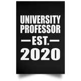 University Professor Established EST. 2020 - Poster Portrait