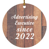 Advertising Executive Since 2022 - Circle Ornament E