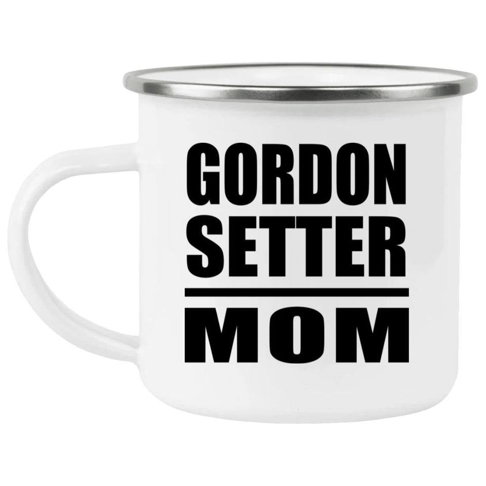 Gordon Setter Mom - 12oz Camping Mug