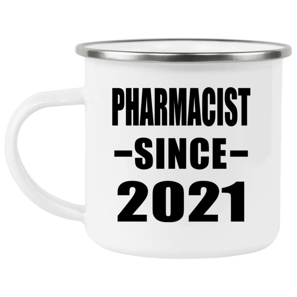 Pharmacist Since 2021 - 12oz Camping Mug