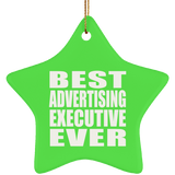 Best Advertising Executive Ever - Star Ornament