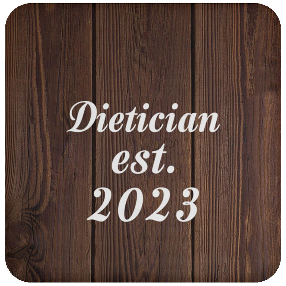 Dietician Established Est. 2023 - Drink Coaster D