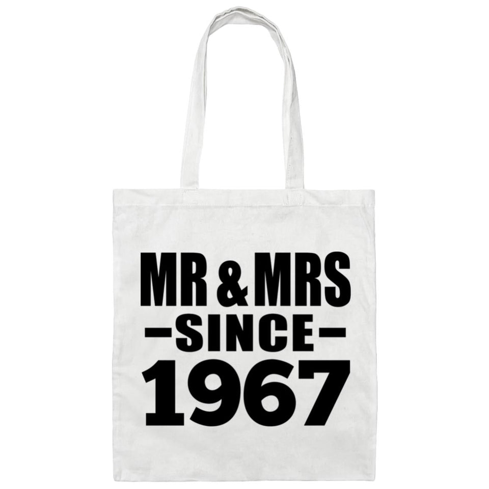 57th Anniversary Mr & Mrs Since 1967 - Tote Bag White
