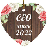 CEO Since 2022 - Heart Ornament A