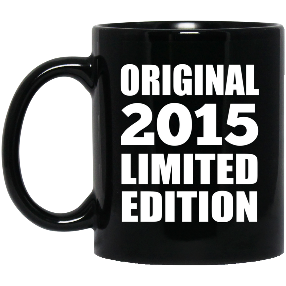 9th Birthday Original 2015 Limited Edition - 11oz Coffee Mug Black