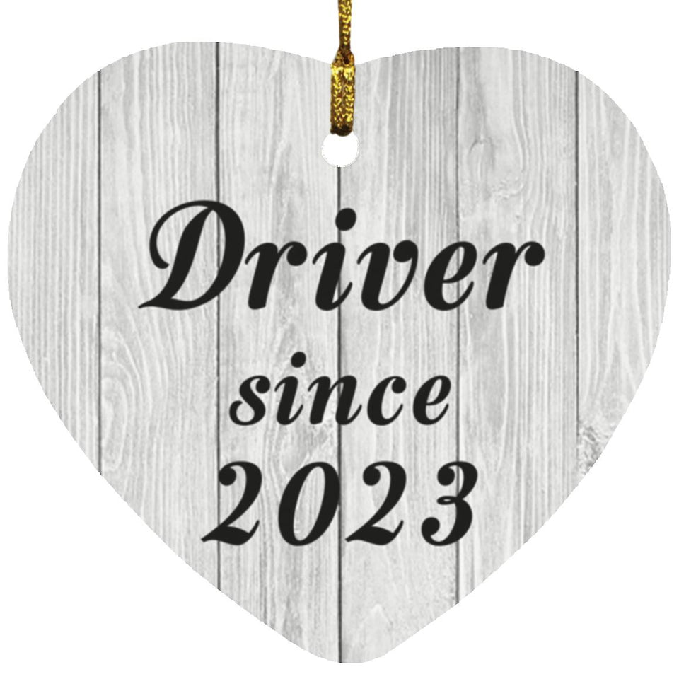 Driver Since 2023 - Heart Ornament F
