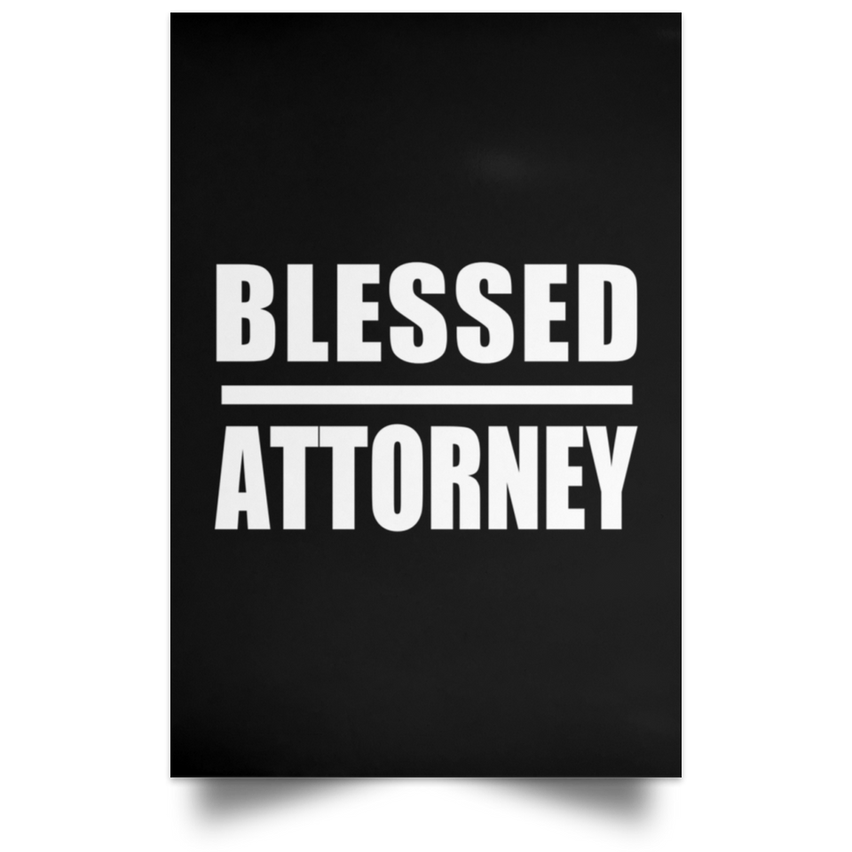 Blessed Attorney - Poster Portrait