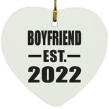 Boyfriend Established EST. 2022 - Heart Ornament