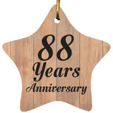 88th Anniversary 88 Years Anniversary - Star Ornament C