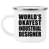 World's Okayest Industrial Designer - 12oz Camping Mug