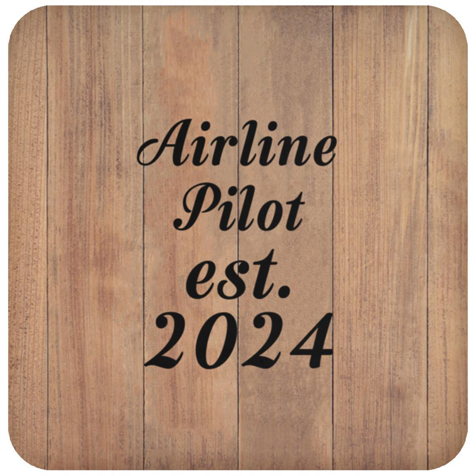 Airline Pilot Established Est. 2024 - Drink Coaster C
