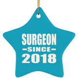 Surgeon Since 2018 - Star Ornament