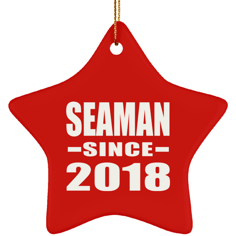 Seaman Since 2018 - Star Ornament
