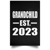 Grandchild Established EST. 2023 - Poster Portrait