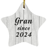 Gran Since 2024 - Star Ornament F