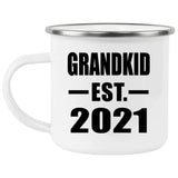 Grandkid Established EST. 2021 - 12oz Camping Mug