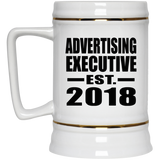 Advertising Executive Established EST. 2018 - Beer Stein
