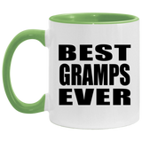Best Gramps Ever - 11oz Accent Mug Green