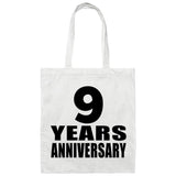 9th Anniversary 9 Years - Tote Bag White
