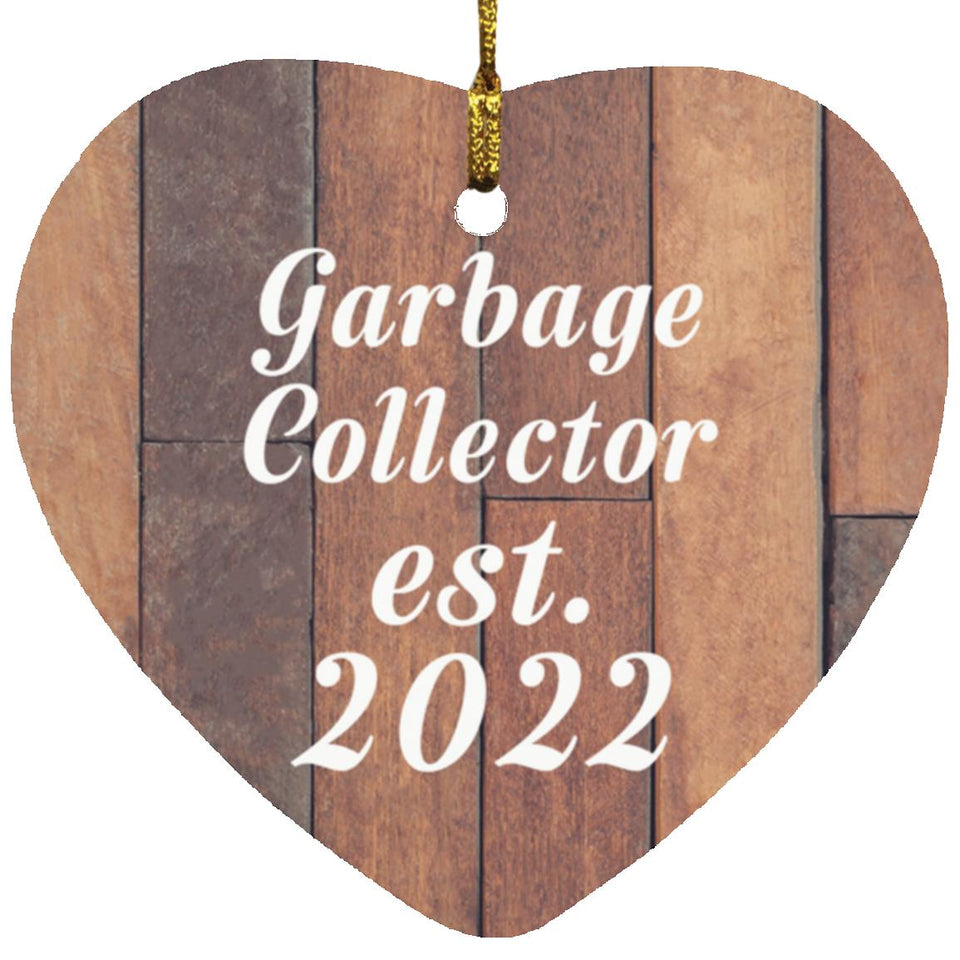 Garbage Collector Established Est. 2022 - Heart Ornament E
