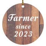 Farmer Since 2023 - Circle Ornament E