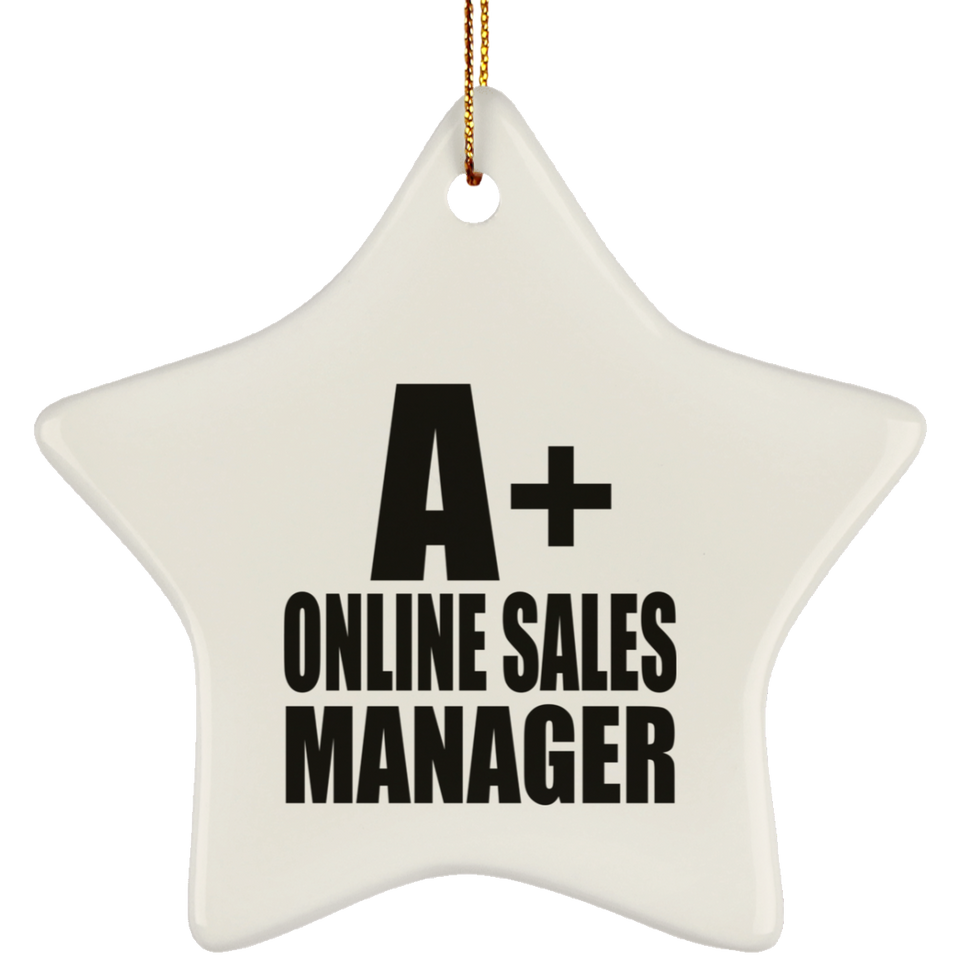 A+ Online Sales Manager - Star Ornament
