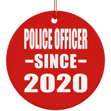 Police Officer Since 2020 - Circle Ornament