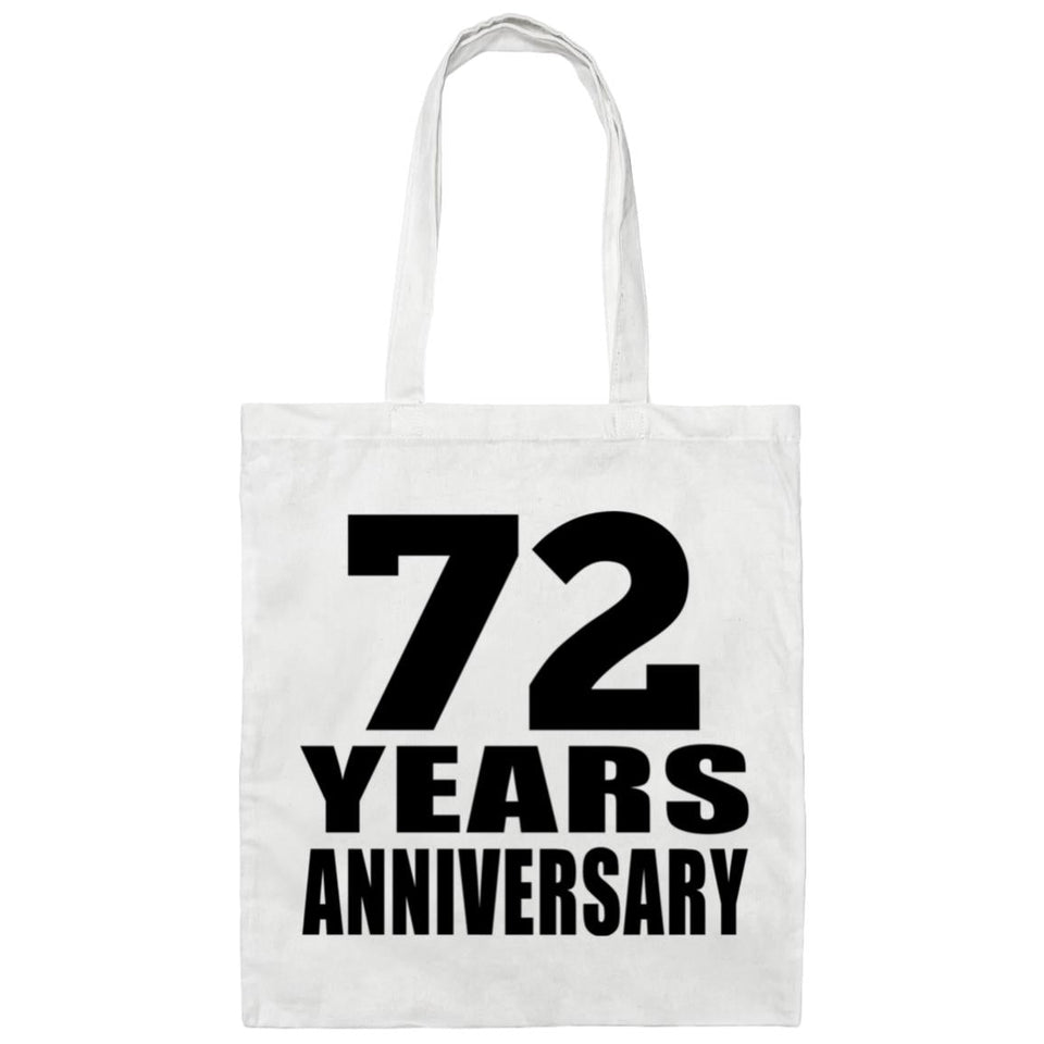 72nd Anniversary 72 Years - Tote Bag White