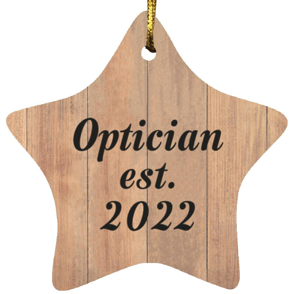 Optician Established Est. 2022 - Star Ornament C