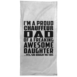 Proud Chauffeur Dad Of Awesome Daughter - Hand Towel