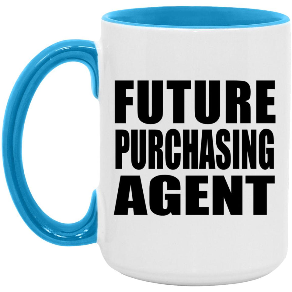 Future Purchasing Agent - 15oz Accent Mug Blue