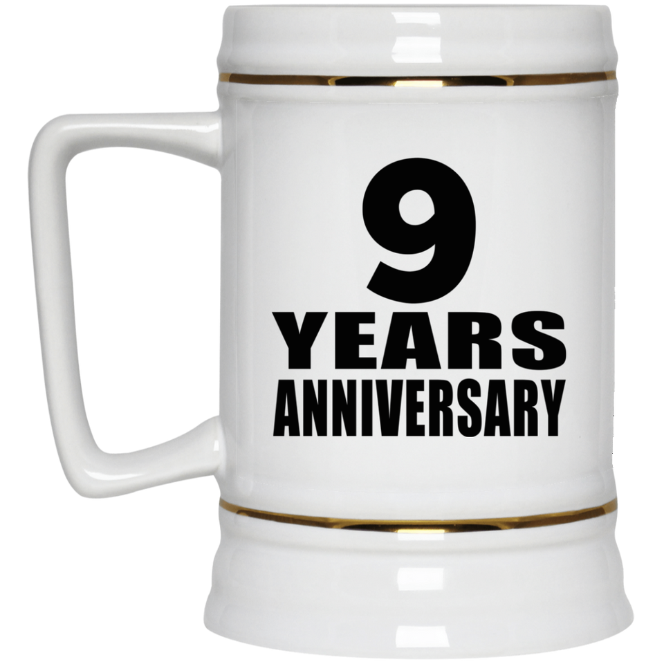9th Anniversary 9 Years - Beer Stein
