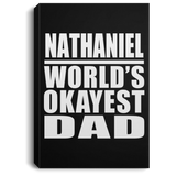 Nathaniel World's Okayest Dad - Canvas Portrait