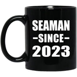 Seaman Since 2023 - 11oz Coffee Mug Black