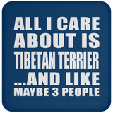 All I Care About Is Tibetan Terrier - Drink Coaster