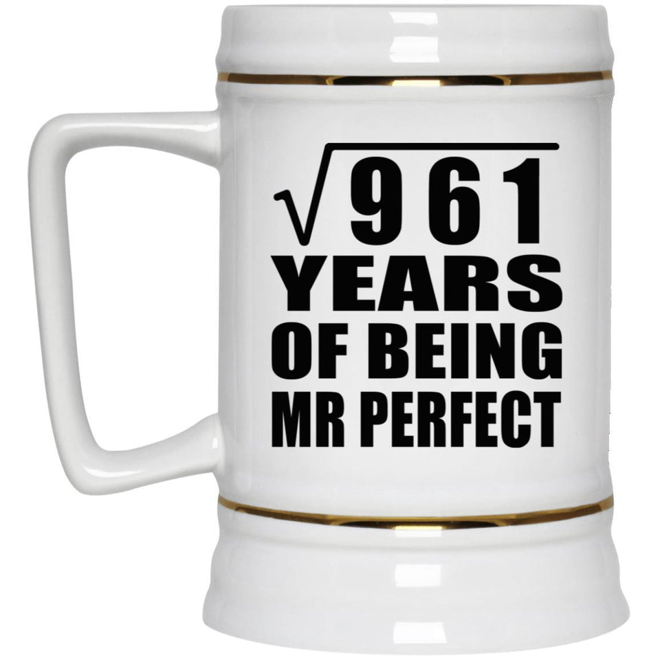 31st Anniversary Square Root of 961 Years of Mr Perfect - Beer Stein