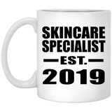 Skincare Specialist Established EST. 2019 - 11oz Coffee Mug