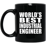 World's Best Industrial Engineer - 11 Oz Coffee Mug Black
