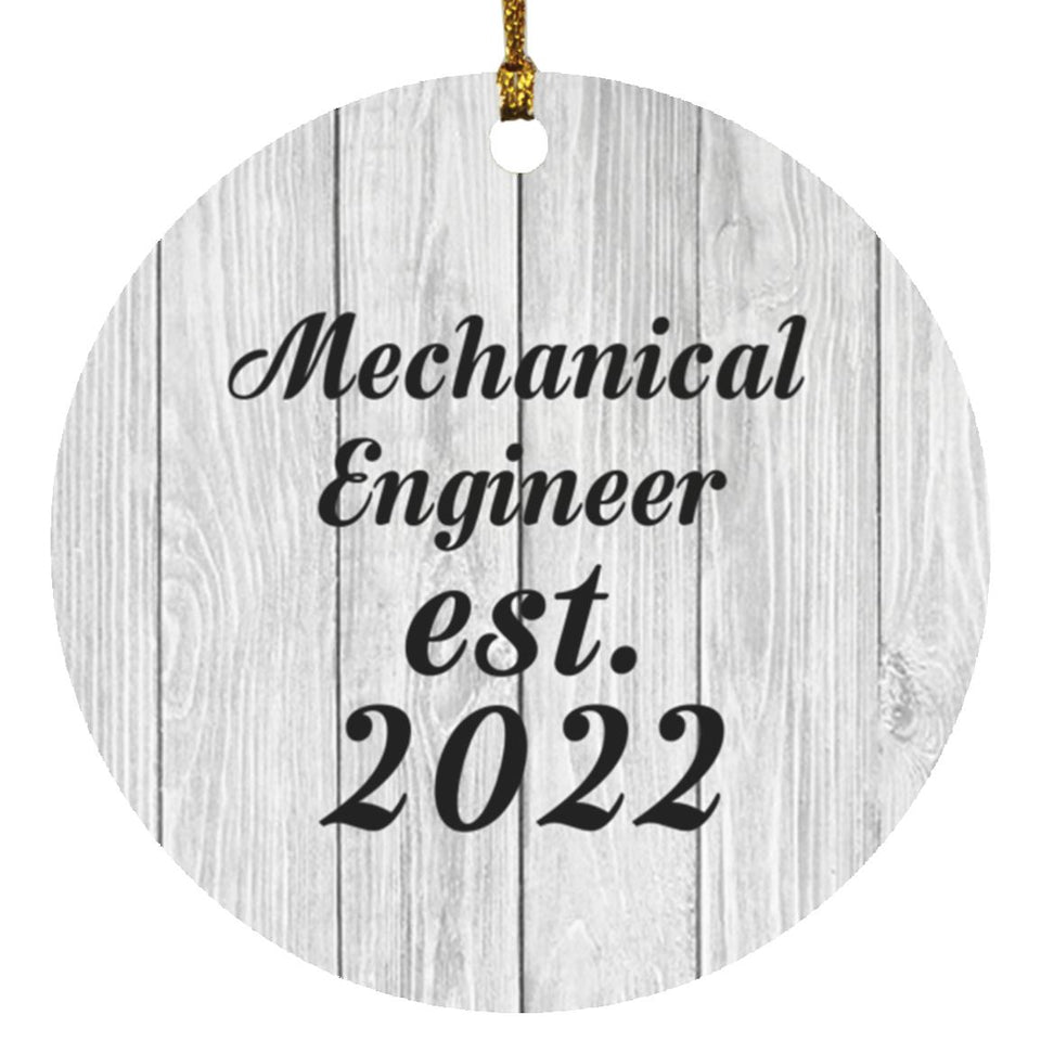 Mechanical Engineer Established Est. 2022 - Circle Ornament F