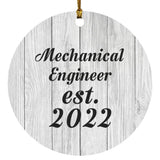 Mechanical Engineer Established Est. 2022 - Circle Ornament F