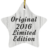 8th Birthday Original 2016 Limited Edition - Star Ornament F