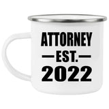 Attorney Established EST. 2022 - 12oz Camping Mug